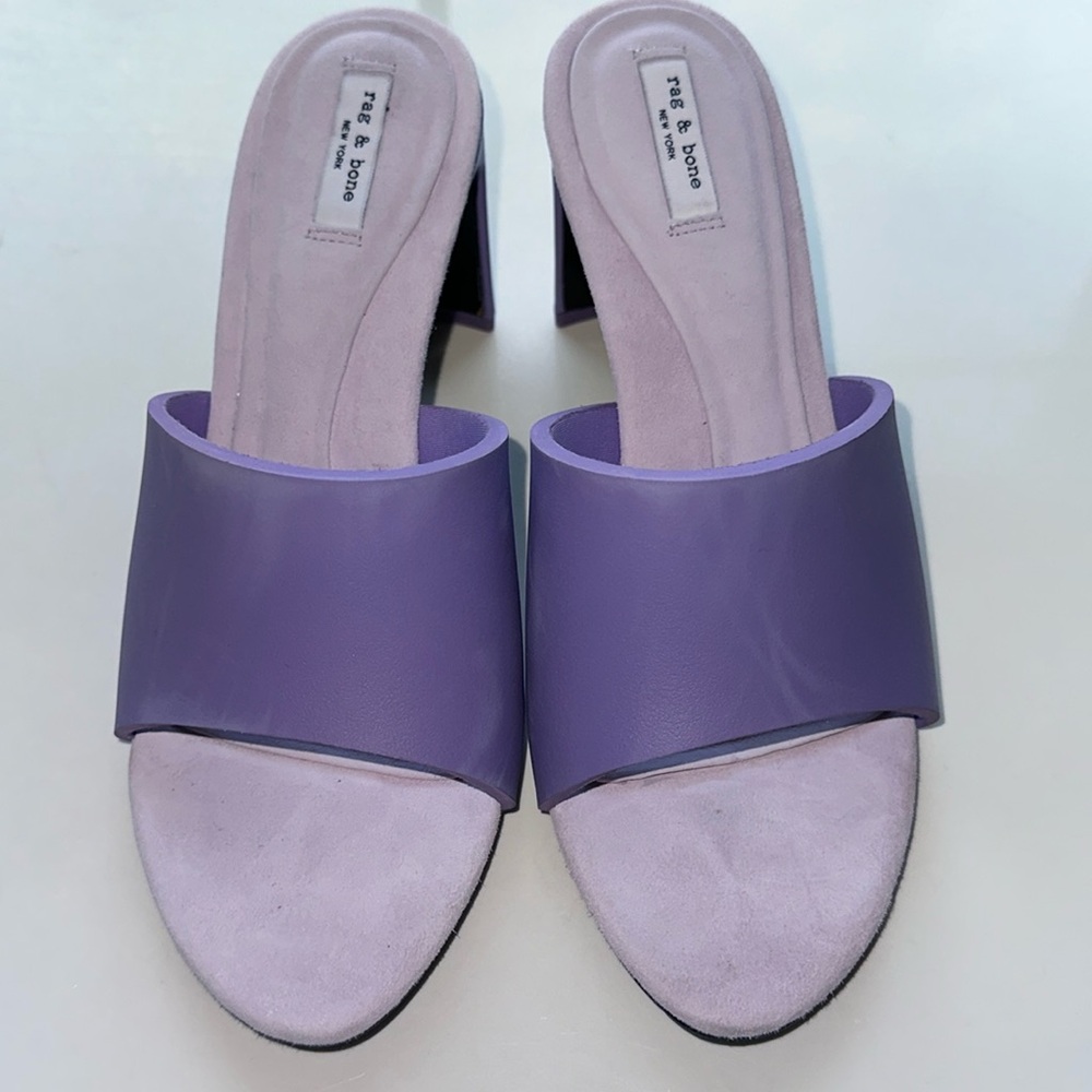New Rag & Bone Vesper Sandals. Violet. Size 37.5.